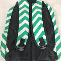 Chevron Backpack & School Supply Bundle - Black, Blue, Green or Pink