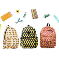 Chevron Backpack & School Supply Bundle - Black, Blue, Green or Pink