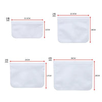 Silicone Reusable Food Storage Bags 4 Pk