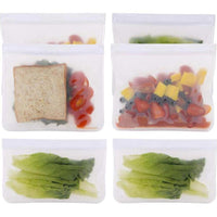 Silicone Reusable Food Storage Bags 4 Pk