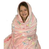 Glow in The Dark Blankets - Little Girls’ Sugar, Spice, & Everything Nice - Little Boys’ Frogs, Snails, and Puppy-Dogs’ Tails