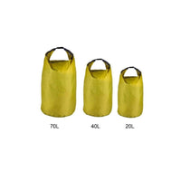 Folding Dry Bags - 20L/40L/70L - Purple, Orange or Green