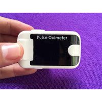 Fingertip Pulse Oximeter with Audio Alarm & Pulse Sound - Blue or White