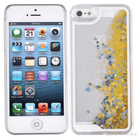 Liquid Glitter Quicksand Phone Cases for iPhone 5/5S - Blue, Red, Pink, Purple, Gold or Silver