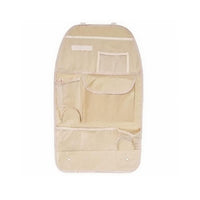 Car Back Seat Hanging Organizer with Cup Holder - Black, Grey or Tan