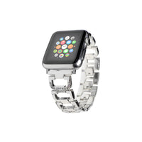 Crystal Stainless Steel Replacement Band for Apple Watch Series 1, 2, & 3