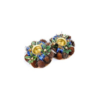 Decorative Holiday Candle Holders - Red Berries, Red Presents or Blue Presents