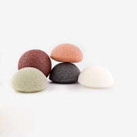 Konjac Natural Sponges- Pink, White, Dark Pink or Black