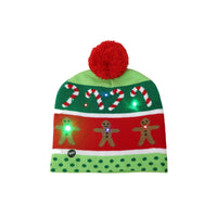 Light-Up Holiday Beanies Christmas Lights Hat