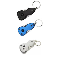 Multifunction LED Combo Pocketknife Tool - Black, Blue or Silver