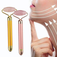 Vibrating Jade Roller Massager and Depuffer