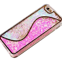 Liquid Glitter S Design Phone Case for iPhone 5/5S/6/6S/6+ - Green, Red , Gold, Pink or Purple