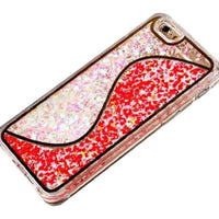 Liquid Glitter S Design Phone Case for iPhone 5/5S/6/6S/6+ - Green, Red , Gold, Pink or Purple