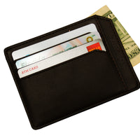 Ultra Slim RFID Blocking Credit Card Holder - Black or Brown