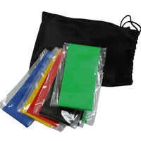 Resistance Band Exercise Loops Set of Five