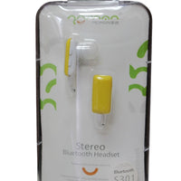 Roman S301 Stereo Bluetooth Headseat - Black, Green, Red, White and Yellow