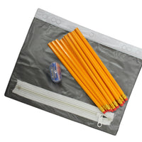 Pencil Carrying Bag w/ 12 Pencils and Sharpener