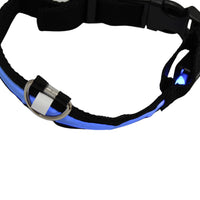 LED Pet Collar - Blue, Green, Pink or Yellow