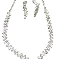 Swarovski Crystal Earring Necklace set TL3027 (Clip on)