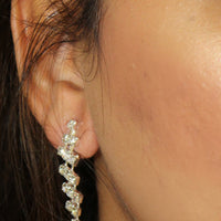 Swarovski Crystal Earring Necklace set TL3027 (Clip on)