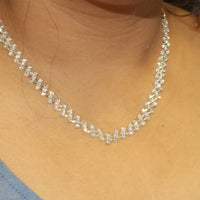 Swarovski Crystal Earring Necklace set TL3027 (Clip on)