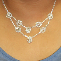 Swarovski Crystal Earring Necklace set TL3023 (Clip on)