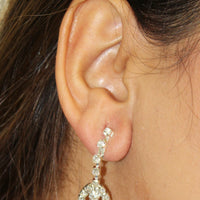 Swarovski Crystal Earring Necklace set TL3023 (Clip on)