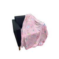 Glow in The Dark Blankets - Little Girls’ Sugar, Spice, & Everything Nice - Little Boys’ Frogs, Snails, and Puppy-Dogs’ Tails