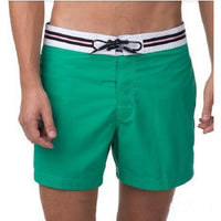Men's Solid Swim Shorts - Navy, Red, Teal or Green