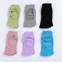 Non-Slip Pilates Socks - Pink, Black, Blue, Purple or Gray