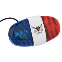 Police Car Bike Light/Bell - 6 LED Light & 4 Sounds