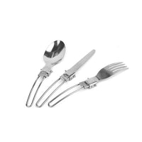 Stainless Steel Folding Cutlery Set