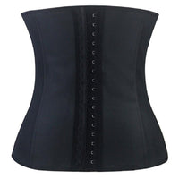 Steel Boned Latex Corset - Black, Blue, Pink or Purple - Small - Large