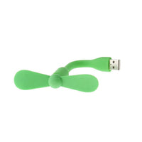 USB Powered Personal Fan - Green, Orange, Pink, White or Blue