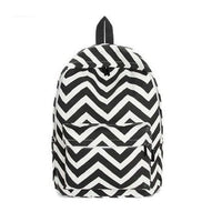 Chevron Backpack & School Supply Bundle - Black, Blue, Green or Pink