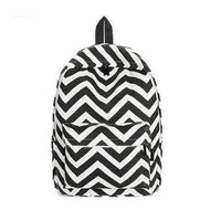 Chevron Backpack - Black, Blue, Green or Pink
