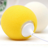 Music Speaker Adorable Little Ball - Black, Green, Red, Yellow or White