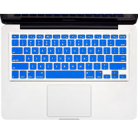 Silicone Keyboard Skin for Macbook - 11", 13", 15" - Black, White, Blue, Purple, Orange, Red, Yellow, Pink or Green