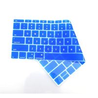 Silicone Keyboard Skin for Macbook - 11", 13", 15" - Black, White, Blue, Purple, Orange, Red, Yellow, Pink or Green