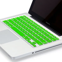 Silicone Keyboard Skin for Macbook - 11", 13", 15" - Black, White, Blue, Purple, Orange, Red, Yellow, Pink or Green