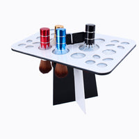 Makeup Brush Drying Rack - Red/White, Black/White or Red/Black
