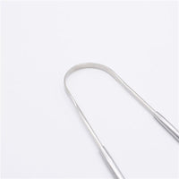 Oral Stainless Steel Tongue Scraper Banishes Bad Breath And Maintains Gum Hygiene