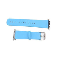 Microfiber Leather Strap for Apple Watch - White, Black, Blue or Pink