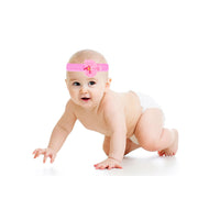 Orchid Headband - Pink, Purple, Green, Yellow and White