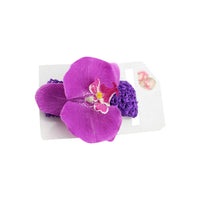 Orchid Headband - Pink, Purple, Green, Yellow and White