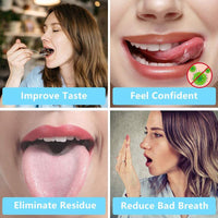 Oral Stainless Steel Tongue Scraper Banishes Bad Breath And Maintains Gum Hygiene