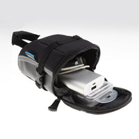 Bicycle Seat Saddle Bag - Black, Blue, Green, Orange or Red