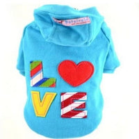 Cute LOVE Hoodie for Small Dogs