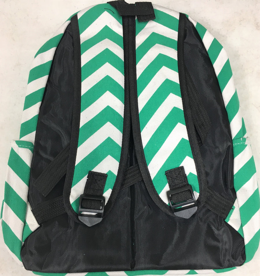 Chevron Backpack - Black, Blue, Green or Pink