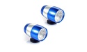 6 LED Waterproof Mini Cycling Safety Light - Black, Blue, Red and Gold